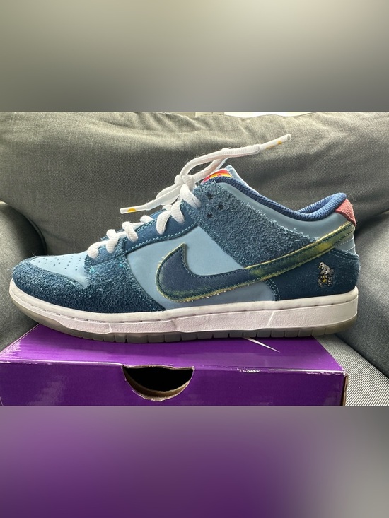 Nike ‘Why So Sad’ SB Dunk Low Pro - DX5549-400- Men’s Size 8 EUC main image 7